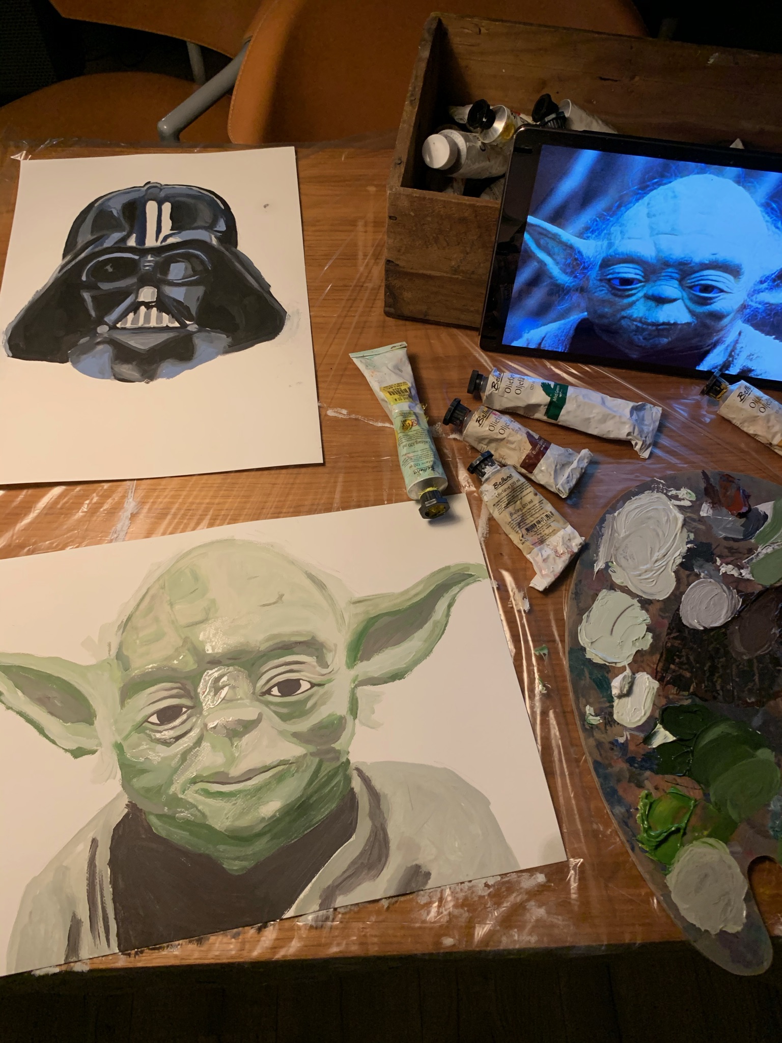 jeg maler hvad som helst
#yoda #darth vader